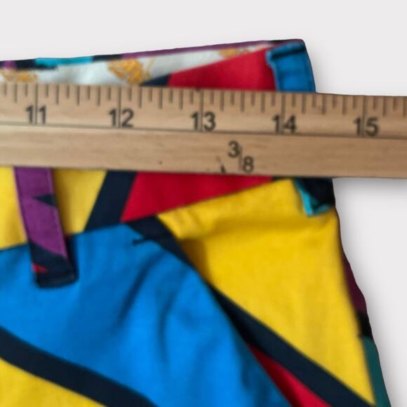 Loudmouth Captain Thunderbolt Golf Shorts Men’s 29 Colorful Geometric Print Gift - Picture 8 of 10